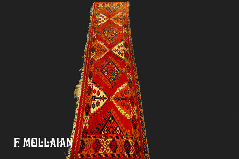 Antique Turkmen Torba Rug n°:58442170